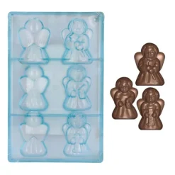 Discount Cerf Dellier Moule chocolat 3 Anges assortis Patisdécor