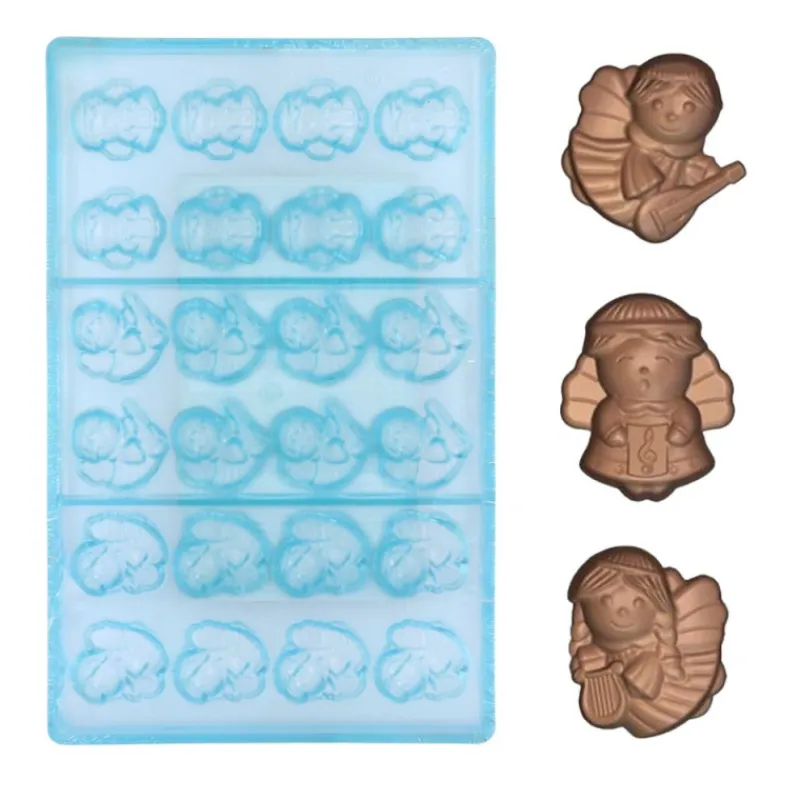 Cerf Dellier Moule chocolat ange Patisdécor