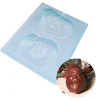 Outlet Cerf Dellier Moule chocolat en 3 parties Visage du père Noël Patisdécor