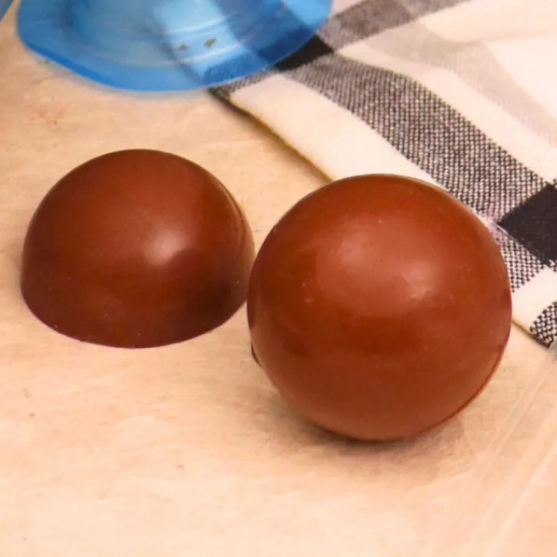 New Cerf Dellier Moule chocolat en 3 parties 5 demi sphères