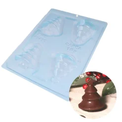 Outlet Cerf Dellier Moule chocolat en 3 parties Sapin de Noël Patisdécor