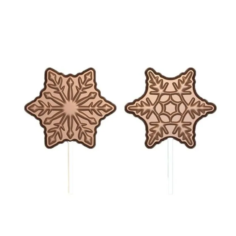 New Cerf Dellier Moule Chocolat Sucettes Flocons