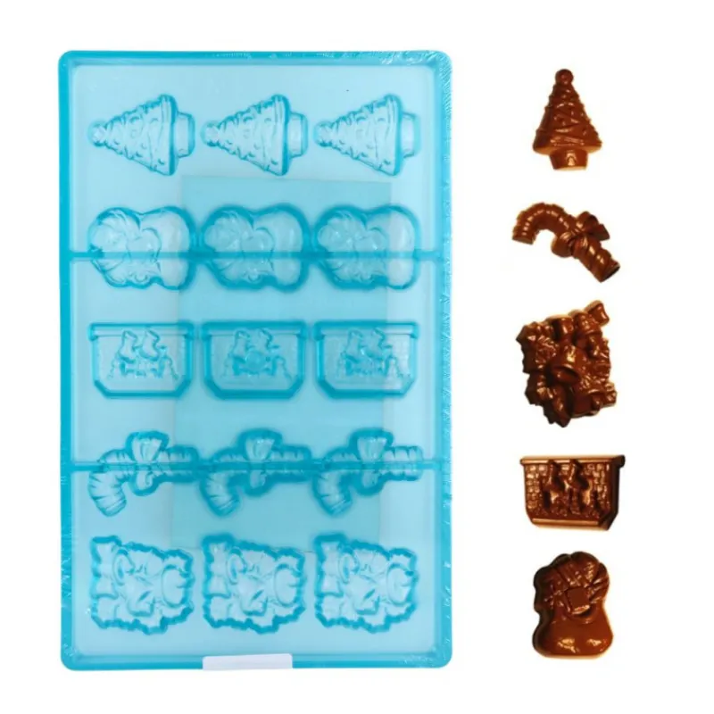 Discount Cerf Dellier Moule chocolat Sujets de Noel assortis