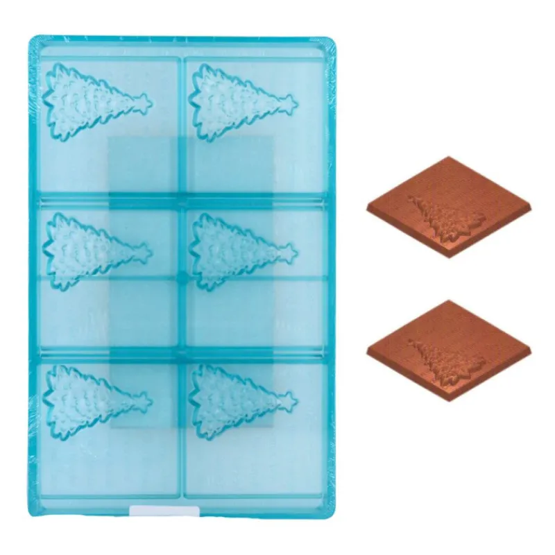 New Cerf Dellier Moule chocolat tablettes Sapin