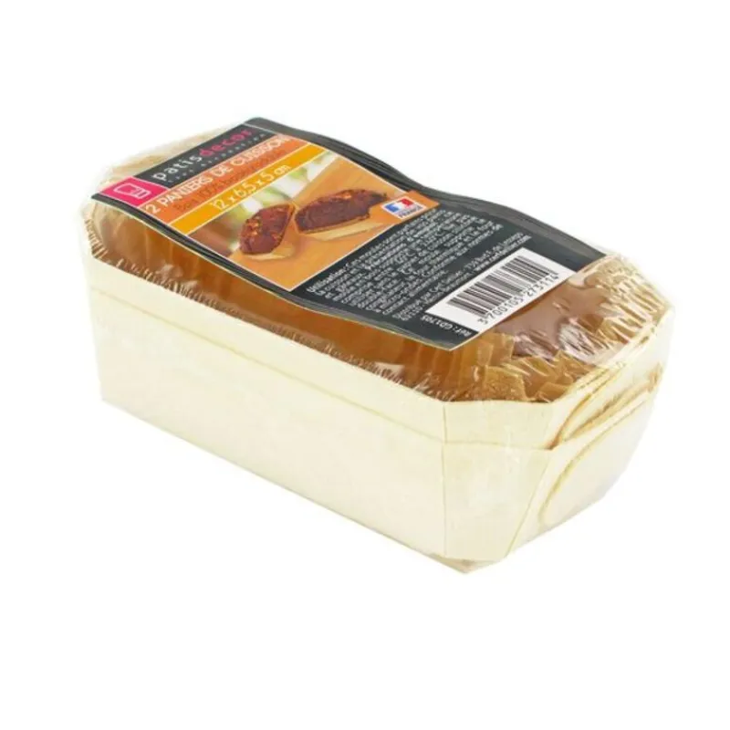 Discount Cerf Dellier Moule de cuisson bois 12 x 6,5 x 5 cm (x2)