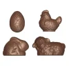 Cerf Dellier Moule friture en chocolat 4 sujets de Pâques