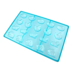 Cerf Dellier Moule friture en chocolat 4 sujets de Pâques