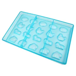 Cerf Dellier Moule friture en chocolat 4 sujets de Pâques