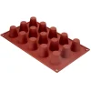 Hot Cerf Dellier Moule silicone 15 babas 3,5 cm