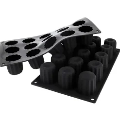Hot Cerf Dellier Moule silicone 15 cannelés bordelais