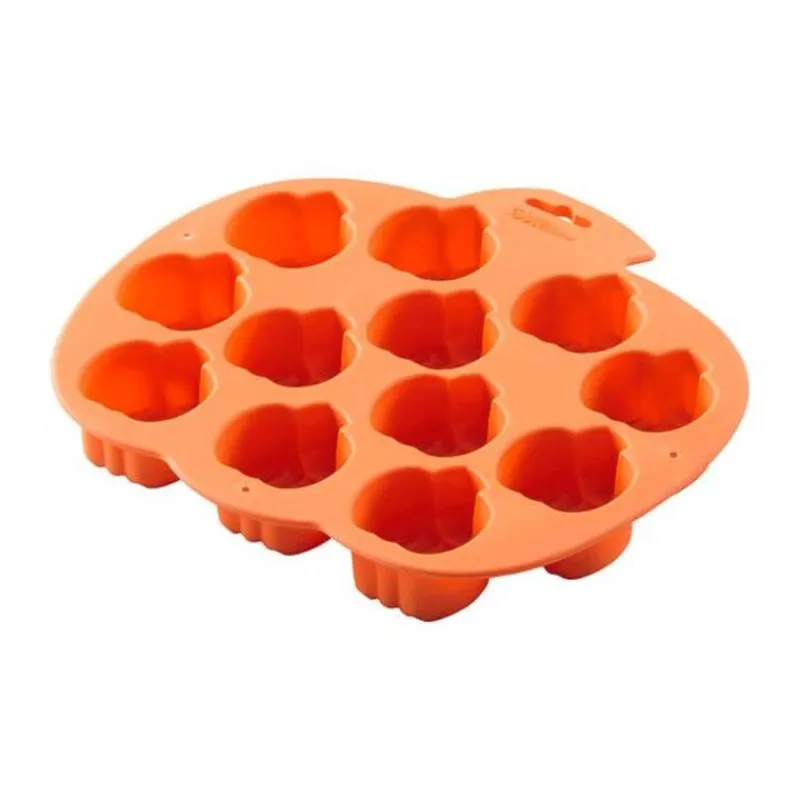 Clearance Cerf Dellier Moule silicone 12 citrouilles Halloween Wilton