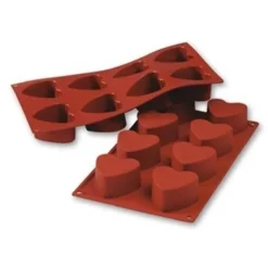 Online Cerf Dellier Moule silicone 8 coeurs profonds