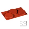 Cerf Dellier Moule silicone 3 disques pour biscuits