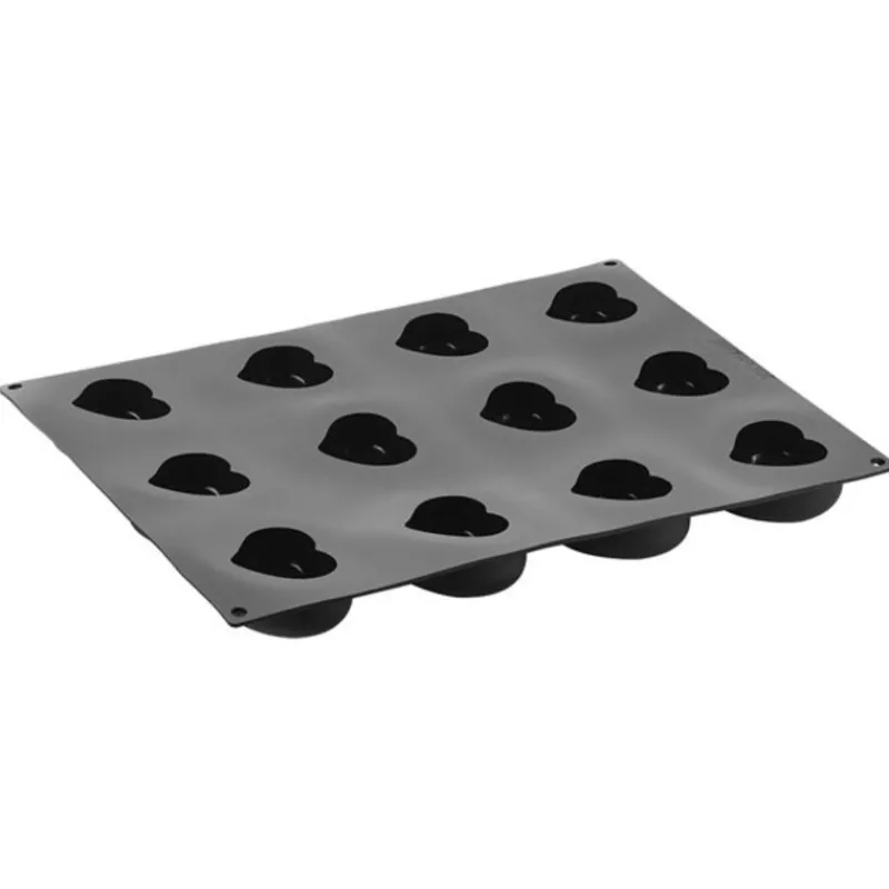 Outlet Cerf Dellier Moule silicone 12 empreintes Passion 7 cm Pavoni