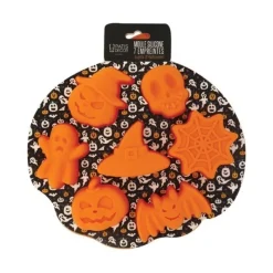 Cerf Dellier Moule Silicone 7 Empreintes Sujets d'Halloween - Ø 25,5 cm