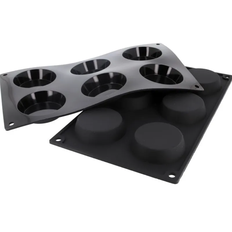 Outlet Cerf Dellier Moule silicone 6 flans 7 cm