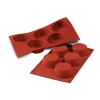 Hot Cerf Dellier Moule silicone 5 grands muffins Ø81 mm