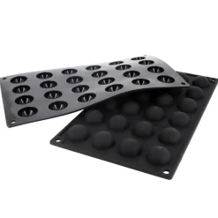 Sale Cerf Dellier Moule silicone 24 mini demi-sphères Ø 3 cm