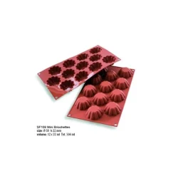 Outlet Cerf Dellier Moule silicone 12 mini-briochettes