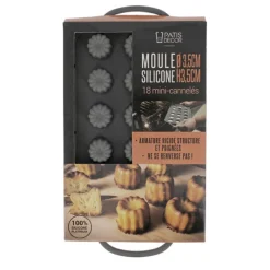 Sale Cerf Dellier Moule Silicone 18 mini-cannelés 3,5 cm