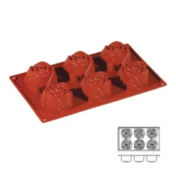 Best Cerf Dellier Moule silicone 6 roses
