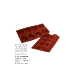 Online Cerf Dellier Moule silicone 8 savarins coeurs