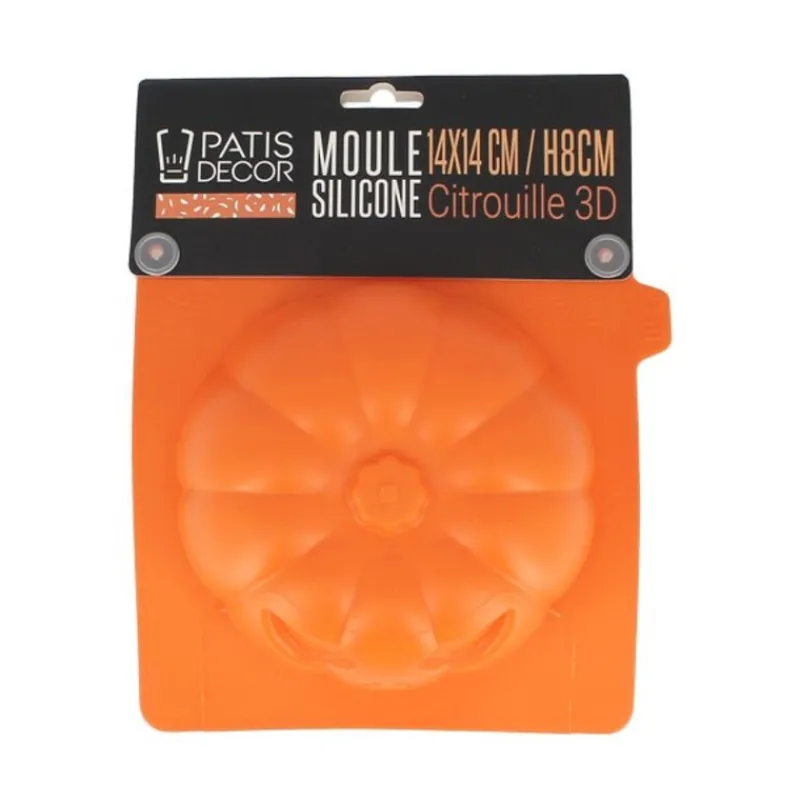Cerf Dellier Moule silicone citrouille 3D