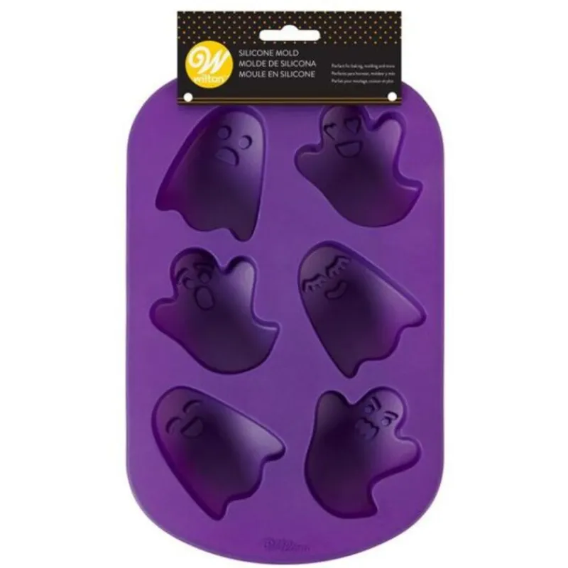 Hot Cerf Dellier Moule silicone Fantômes assortis Wilton