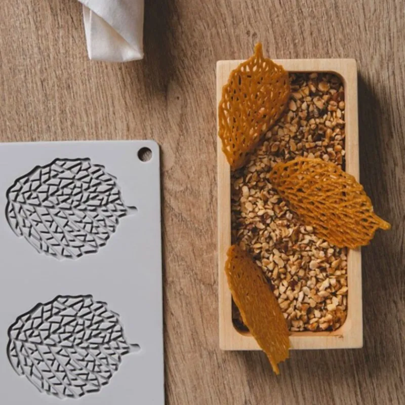 Hot Cerf Dellier Moule silicone Feuilles Pavoni