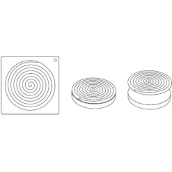 Hot Cerf Dellier Moule silicone Ipnosi grand Pavoni