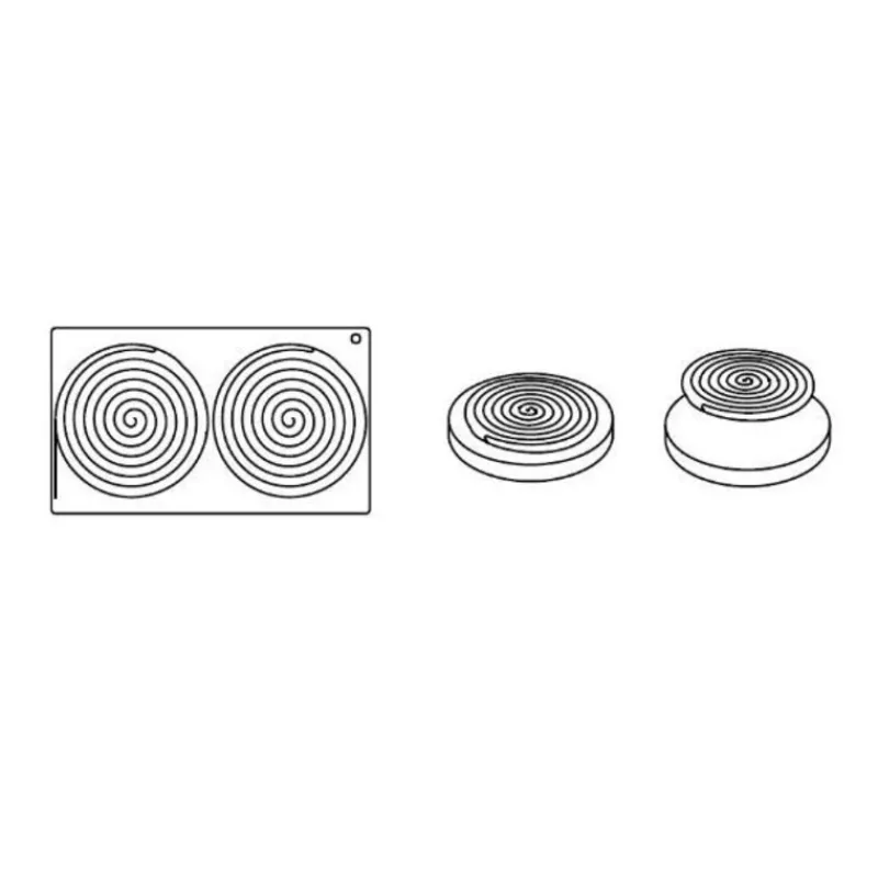 Hot Cerf Dellier Moule silicone Ipnosi moyen Pavoni