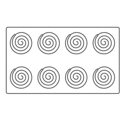 Online Cerf Dellier Moule silicone Ipnosi petit Pavoni