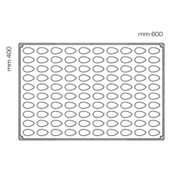 Discount Cerf Dellier Moule silicone mini quenelles Pavoni