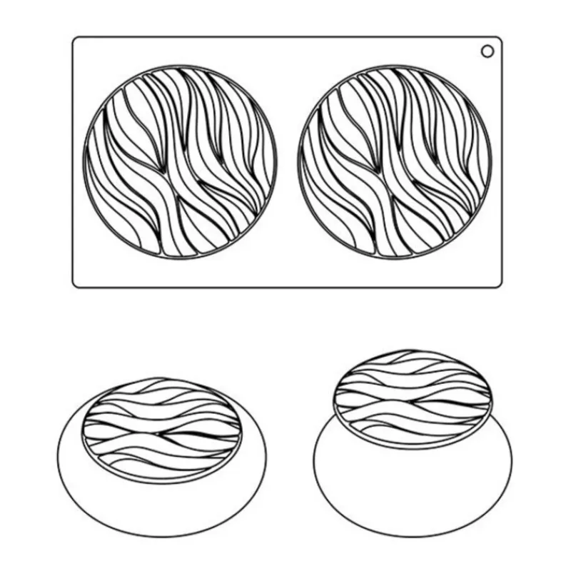 Clearance Cerf Dellier Moule silicone River Pavoni