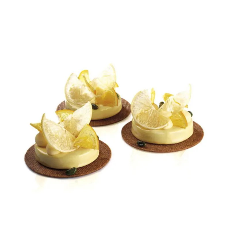 Cerf Dellier Moule silicone Rond Pavoni