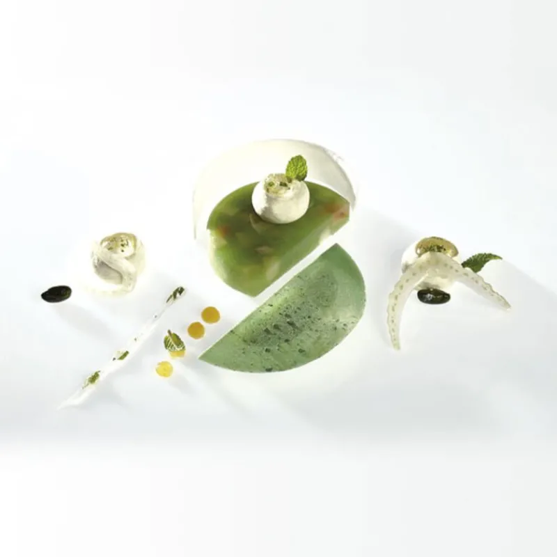 Cerf Dellier Moule silicone Rond Pavoni