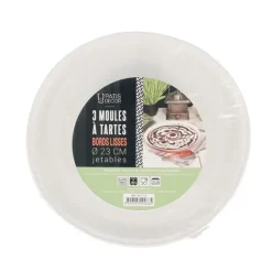 Sale Cerf Dellier Moules à tartes jetables 23 cm Patisdécor (x3)