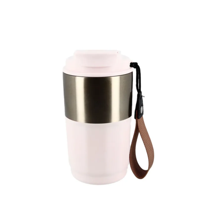 Online Cerf Dellier Mug isotherme beige et or - 450 ml
