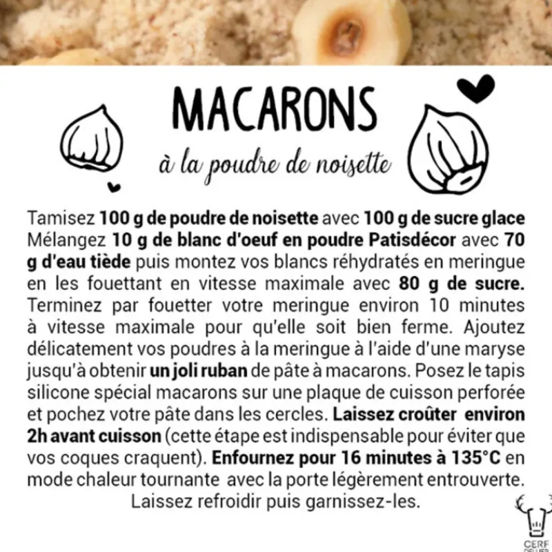 Cerf Dellier Noisettes en poudre 1kg