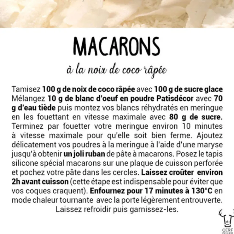 Outlet Cerf Dellier Noix de coco râpée fine 250 g