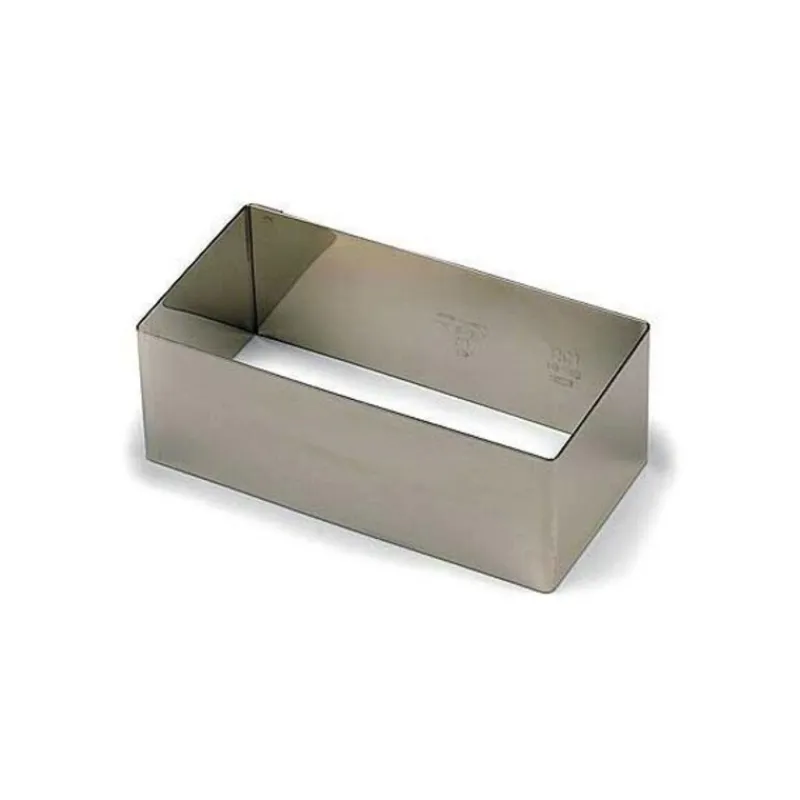 Sale Cerf Dellier Nonnette Rectangle inox 12 x 6 cm