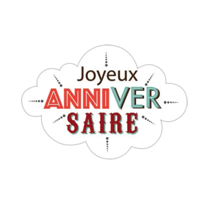 Discount Cerf Dellier Nuages azyme Joyeux Anniversaire (x32)