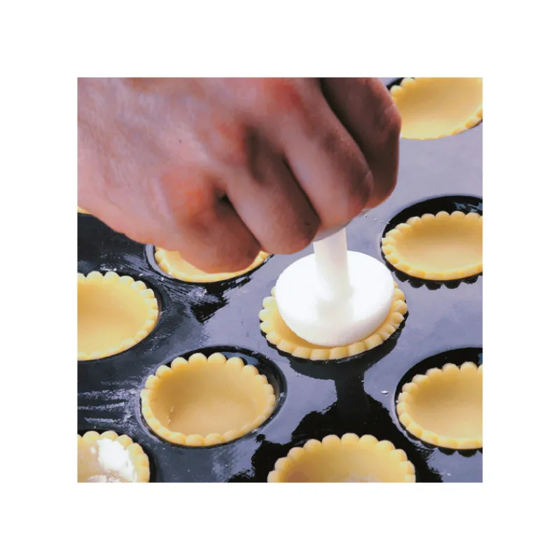 Sale Cerf Dellier Outil de fonçage 2 têtes polypropylène pour tartelettes unies et barquettes