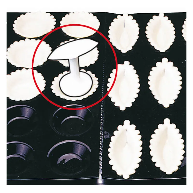Sale Cerf Dellier Outil de fonçage 2 têtes polypropylène pour tartelettes unies et barquettes