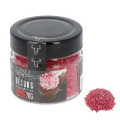 Cerf Dellier Paillettes alimentaires rouges