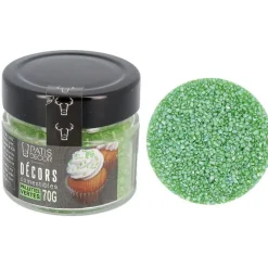 Hot Cerf Dellier Paillettes alimentaires vertes