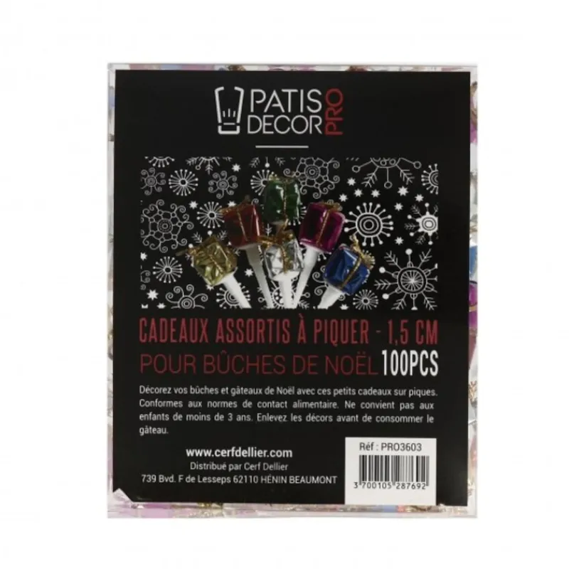 Best Cerf Dellier Paquets cadeau assortis 1,5 cm (x100)