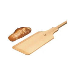 Cerf Dellier Pelle à four hêtre avec manche 60x22 cm longueur totale 3 m