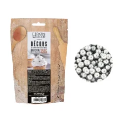 Outlet Cerf Dellier Perles  argentées comestibles Ø 5 mm 350 g