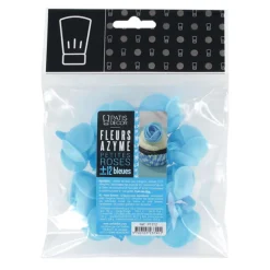 Sale Cerf Dellier Petite rose bleue en azyme (x12)